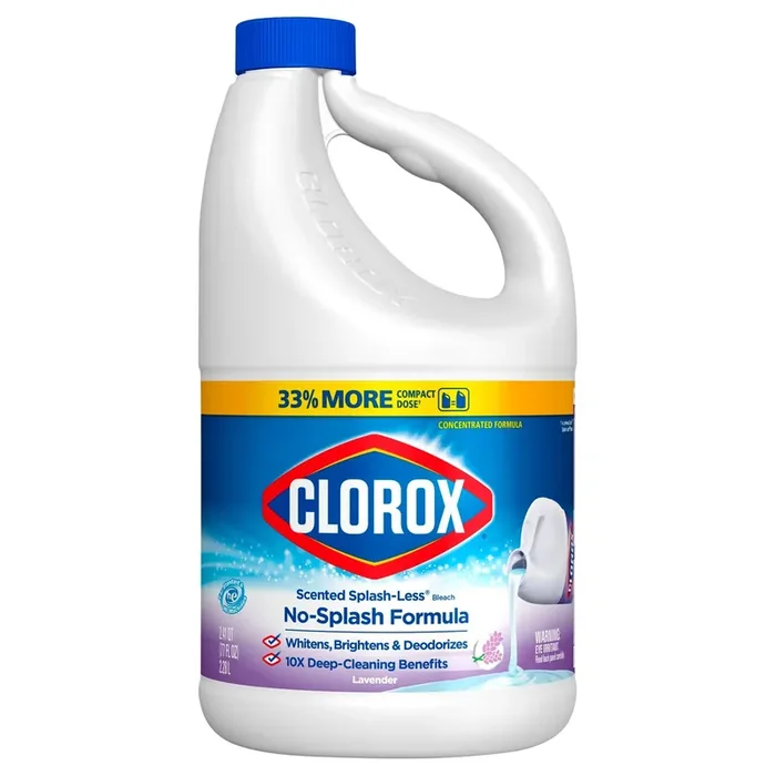 Clorox Scented Splash-Less Lavender Bleach 2.41 qt