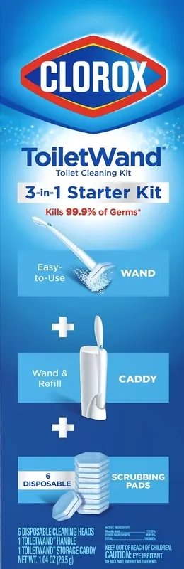 Clorox Toilet Wand Toilet Cleaning Kit 1.04 oz