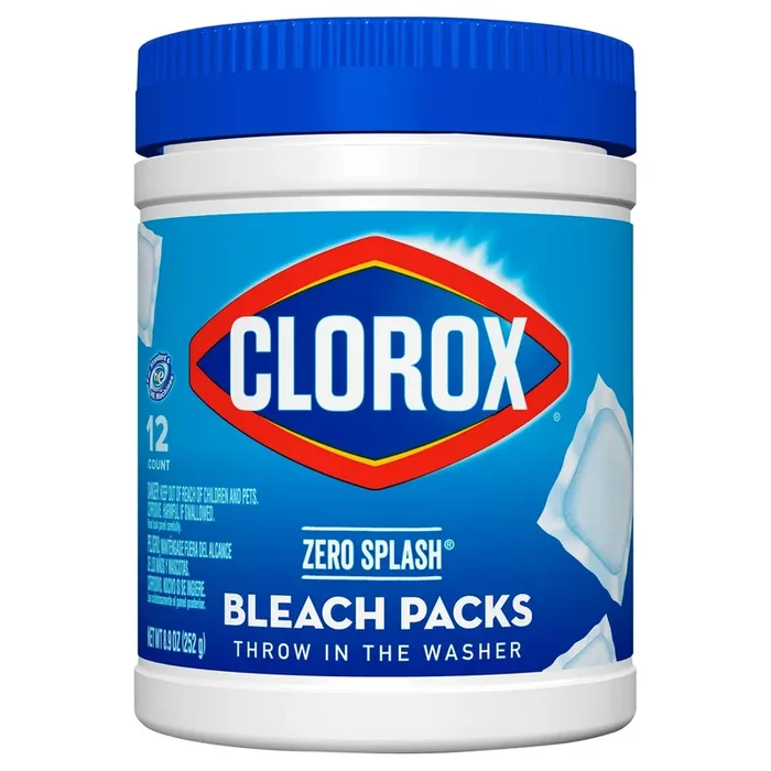 Clorox Zero Splash Bleach Packs 12 ea
