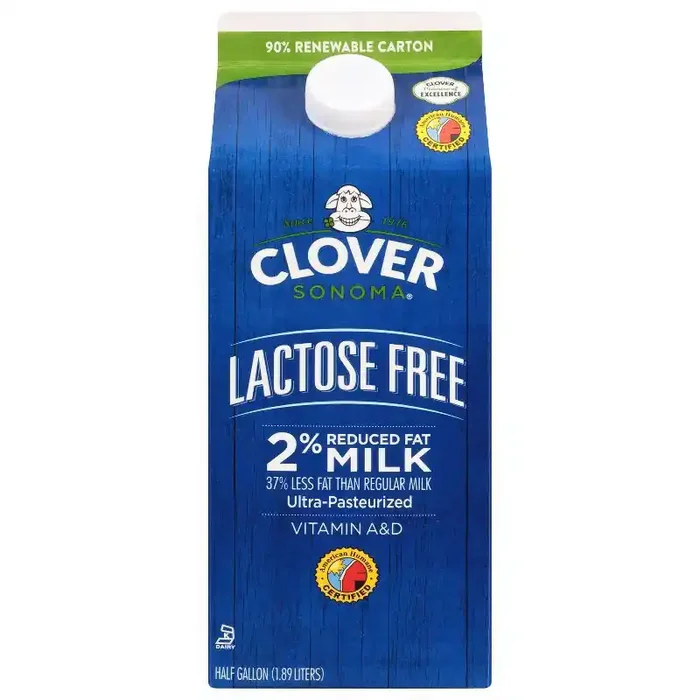 Clover Sonoma Clover Lactose Free 2% Milk