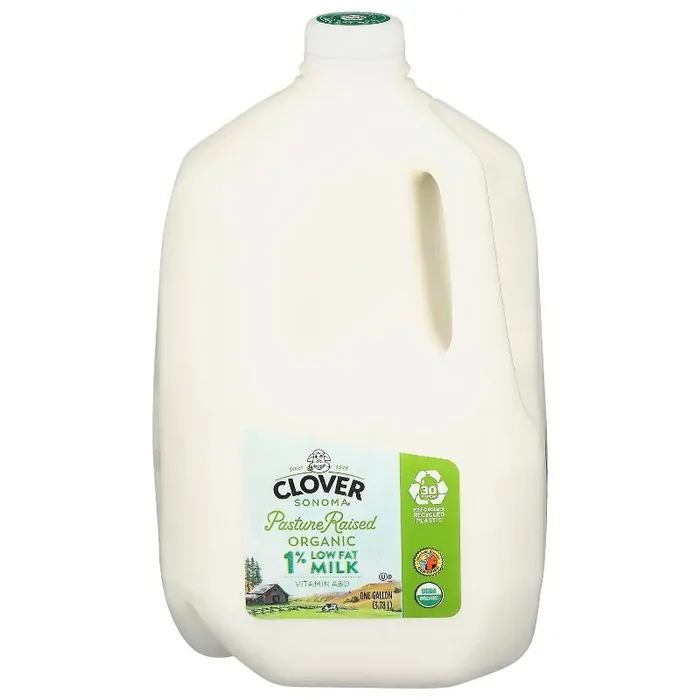 Clover Sonoma Organic 1% Milk – 1gal