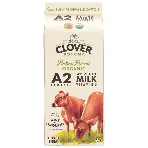 Clover Sonoma, Pasture Raised Organic 4% Whole Milk