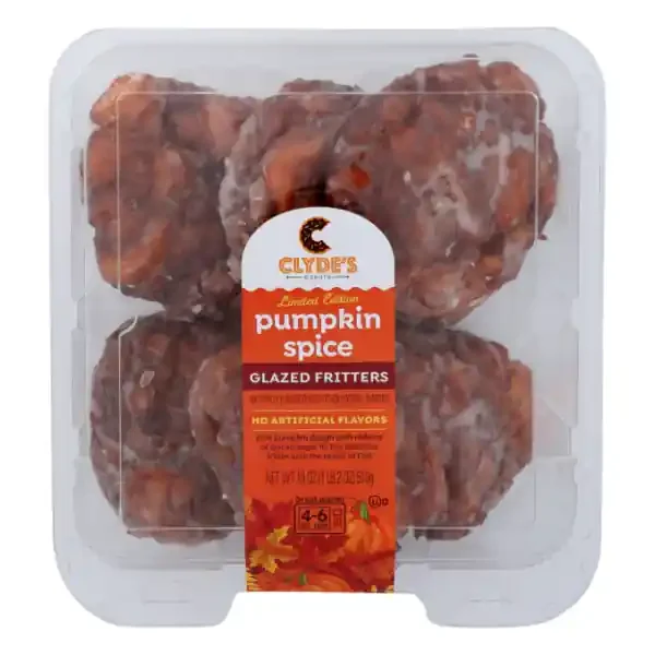 Clydes Donuts Clyde‘s Glazed Pumpkin Fritters