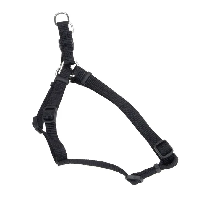 Coastal Comfort Wrap Adjustable Dog Harness, Black, Small – 5/8 ” x 16-24