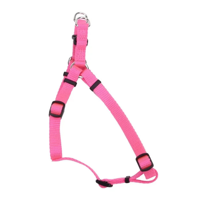 Coastal Comfort Wrap Adjustable Dog Harness, Neon Pink, Extra Small – 3/8″ x 12″-18″