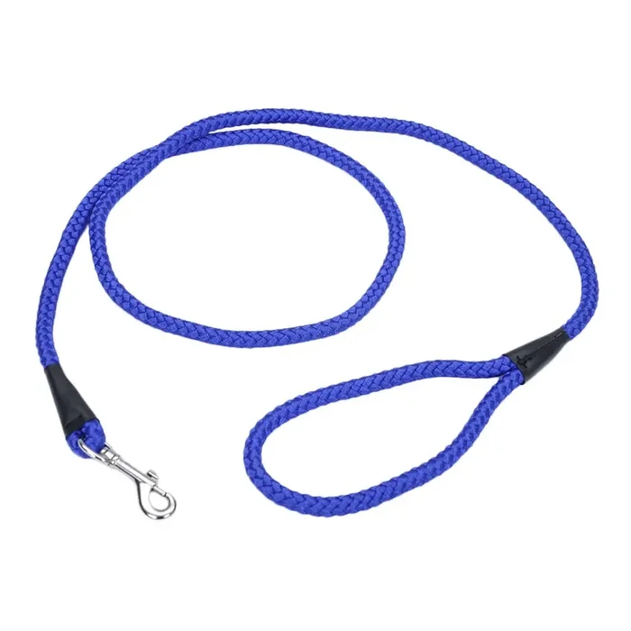 Coastal Rope Dog Leash, Blue, 1/2″ x 6‘