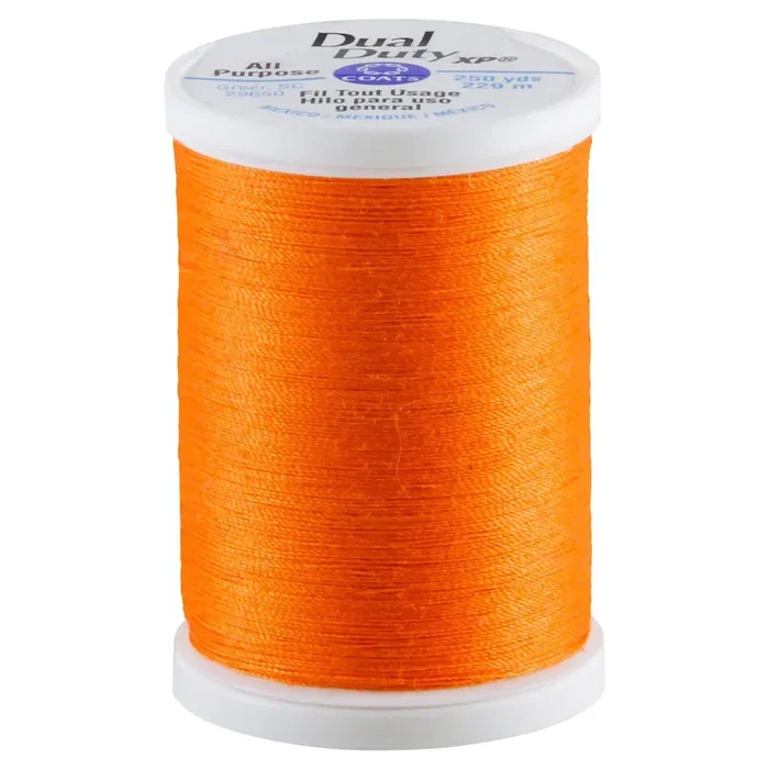 Coats & Clark Dual Duty XP General Purpose Thread, Tangerine, 250 yds