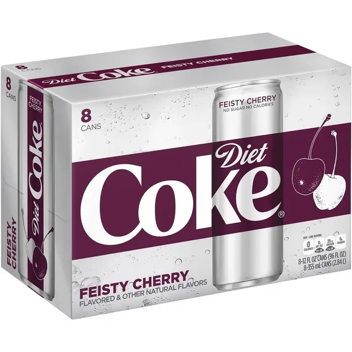 Coca-Cola Diet Coke Ginger Lime Soda – 8 ct; 12 fl oz