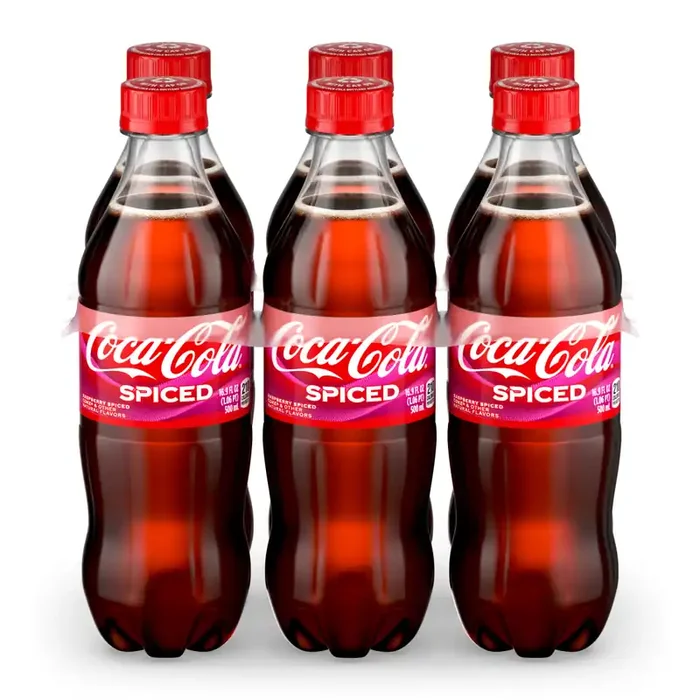 Coca-Cola Spiced Bottles, 16.9 fl oz, 6 Pack
