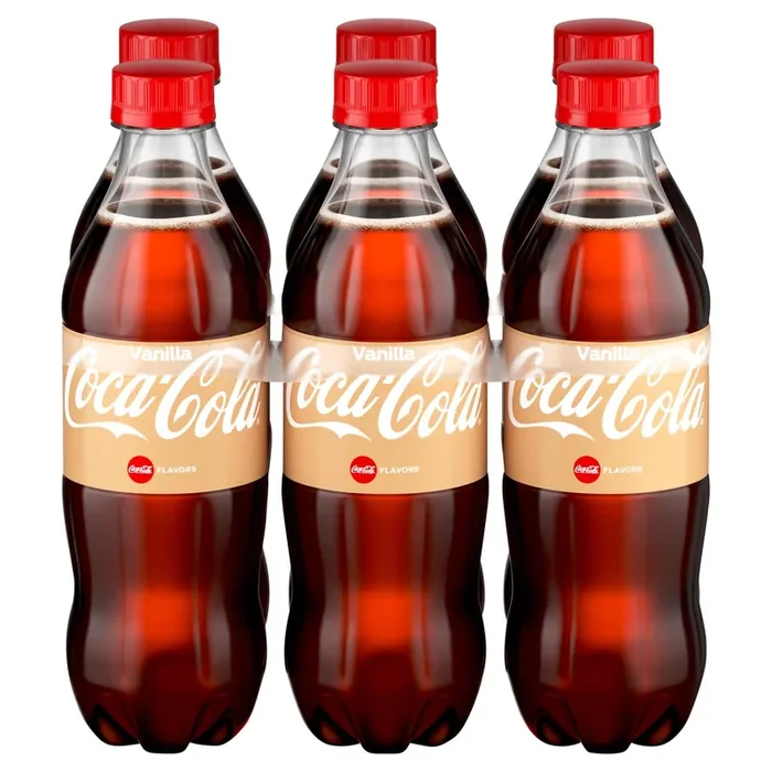 Coca-Cola Vanilla Bottles- 6 ct