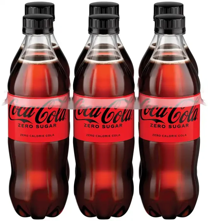 Coca-Cola Zero Sugar Soda Soft Drink, 16.9 fl oz Bottles, 6 Pack