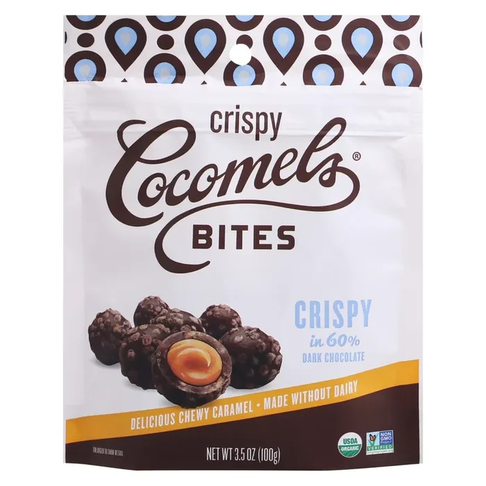 Cocomel‘s 60% Dark Chocolate Crispy Bites 3.5 oz