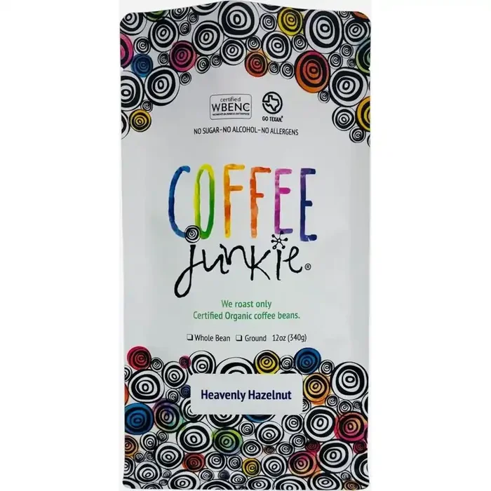 Coffee Junkie Heavenly Hazelnut Coffee Ground