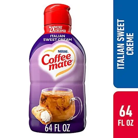 Coffee Mate Italian Sweet Creme Liquid Coffee Creamer – 64 Fl. Oz.