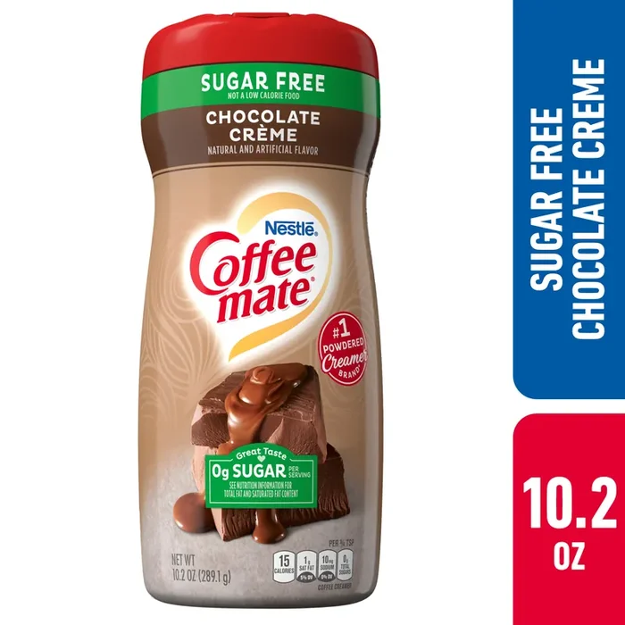 Coffee mate Nestle Coffee mate Chocolate Creme Sugar Free Powder Coffee Creamer