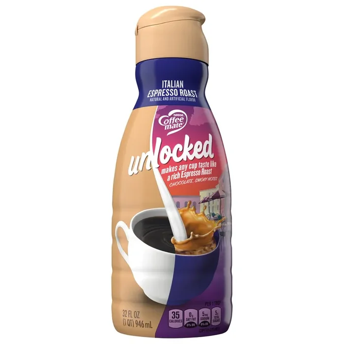 Coffee mate Unlocked Italian Espresso Roast Liquid Coffee Creamer