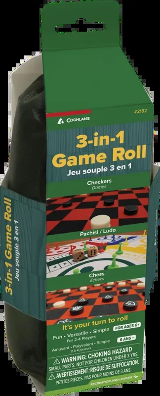 Coghlan‘s 3-In-1 Game Roll