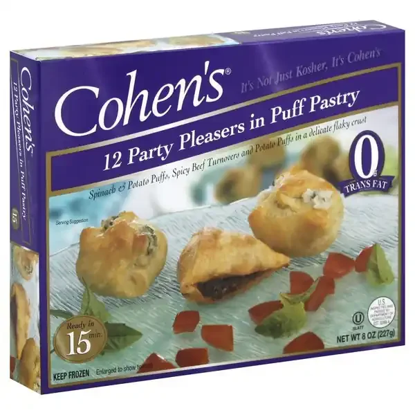Cohen‘s Frozed Foods Cohens, Party Pleasers, In Puff Pastry