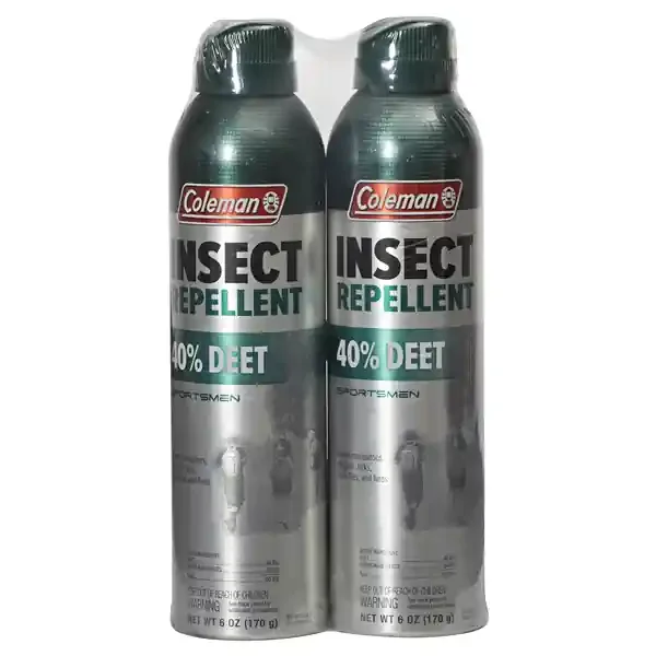 Coleman 40% Deet Aerosol Twin Pack