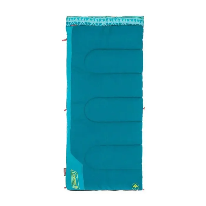 Coleman 50 Degree Youth Sleeping Bag – Turquoise