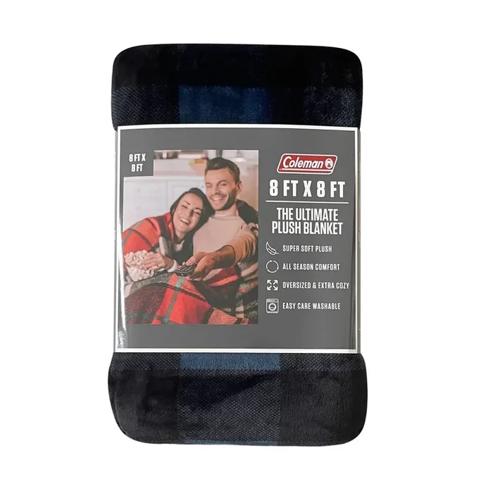 Coleman Buffalo Check Blanket – Blue