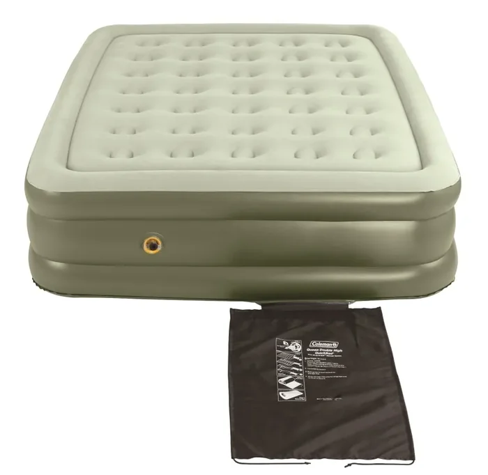 Coleman SupportRest Double High Airbed – Green (Queen)