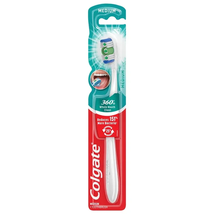 Colgate 360 Whole Mouth Clean Toothbrush – Medium