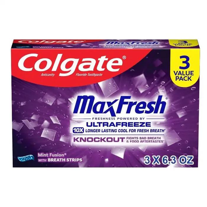 Colgate Max Fresh Toothpaste Knockout – 6.3oz/3pk