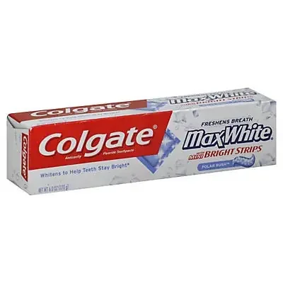 Colgate Max White Polar Rush With Mini Bright Strips Anticavity Fluoride Toothpaste