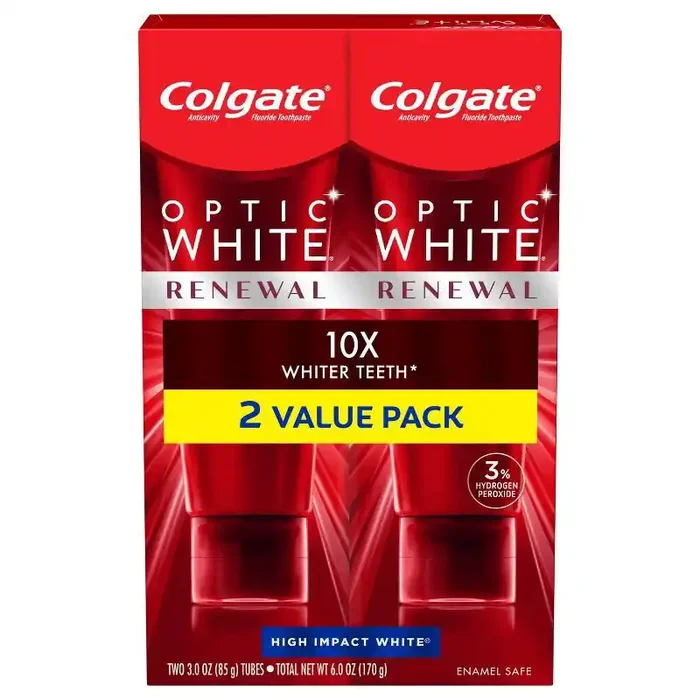 Colgate Optic White Renewal High Impact White Teeth Whitening Toothpaste