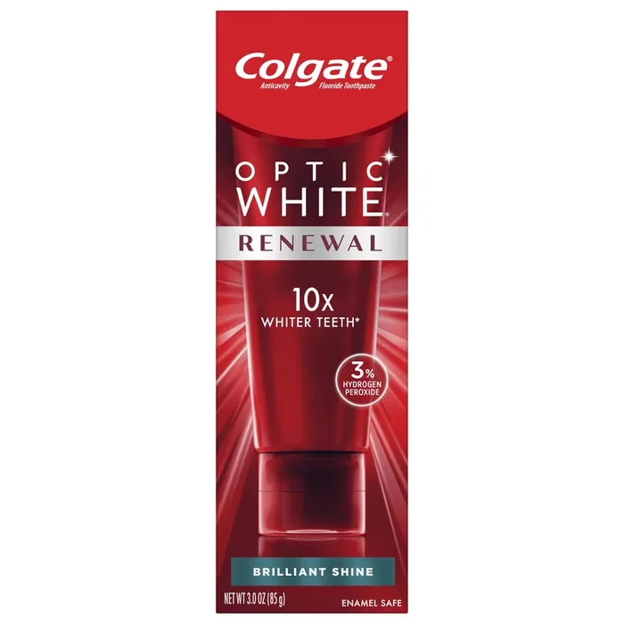 Colgate Optic White Renewal Whitening Toothpaste, Brilliant Shine