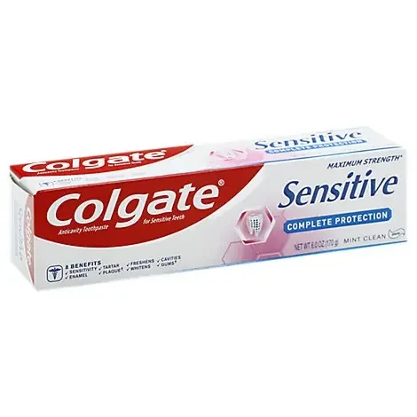 Colgate Sensitive Toothpaste Maximum Strength Complete Protection Mint Clean