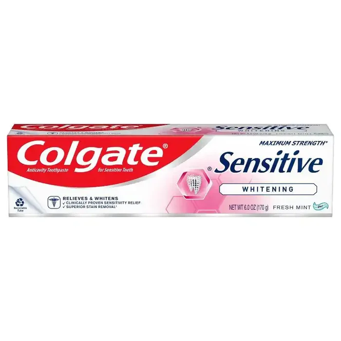 Colgate Sensitive Whitening Toothpaste, 6oz