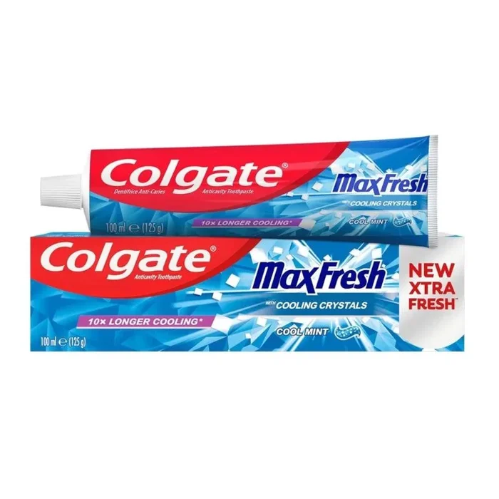 Colgate Toothpaste Max Fresh Cooling Crystals Clean Mint 100ml – Case of 12