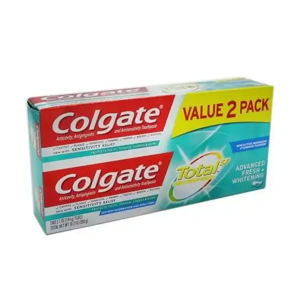 Colgate Total Advanced Fresh + Whitening Toothpaste Gel Value Pack