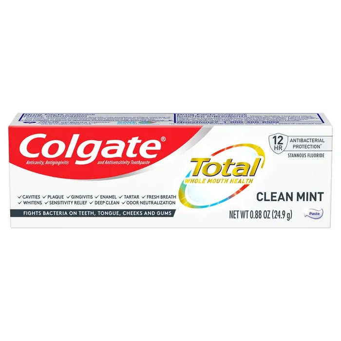 Colgate Total Toothpaste, Clean Mint, 0.88oz