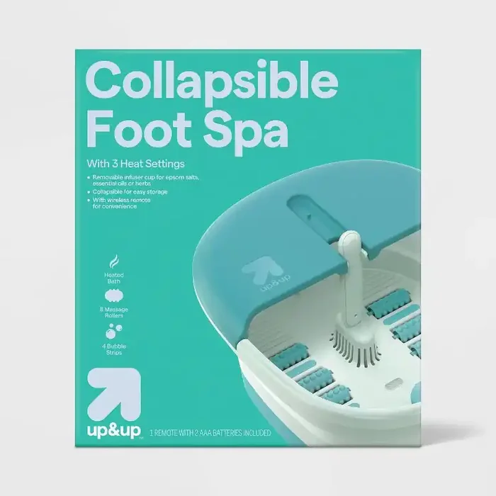Collapsing Foot Spa Bath With Heat – up&up™