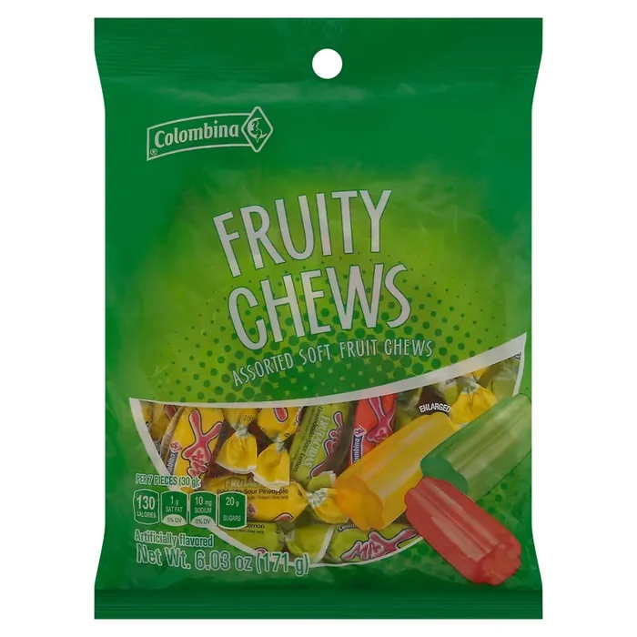 Colombina Soft Assorted Fruity Chews 6.03 oz