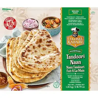 Colonel Kababz Colonel Plain Naan