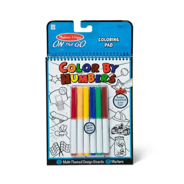 COLOR BY NUMBERS BLUE