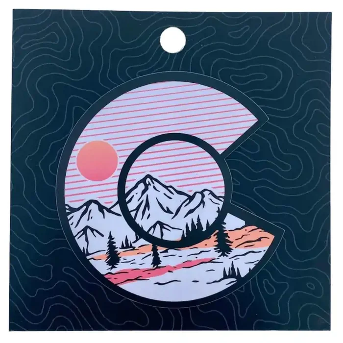 Colorado Mountain Valley Sticker