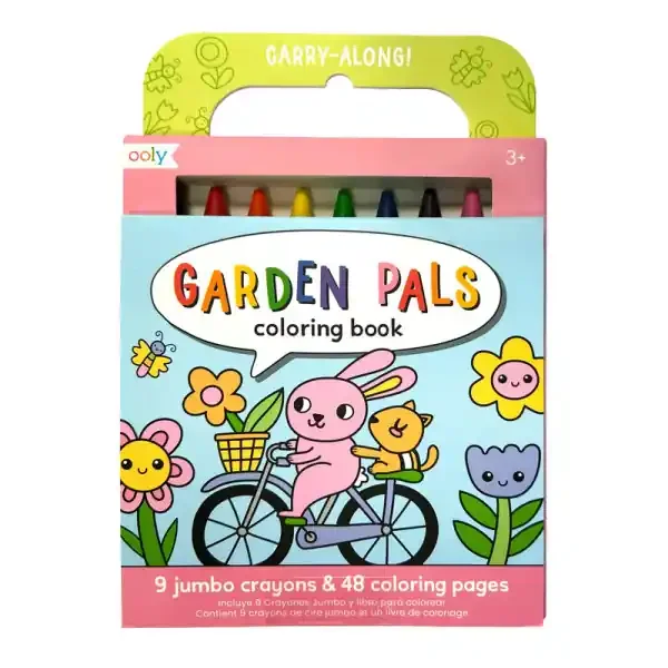 COLORING BOOK SET – GARDEN PALS