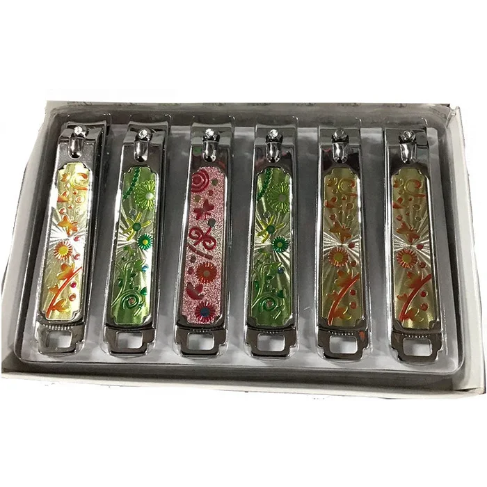 Colourful Fancy Nail Clippers – Case of 12