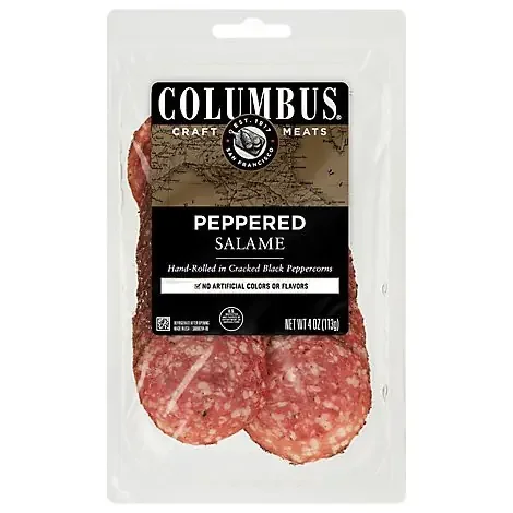 Columbus Salame Peppered – 4 Oz