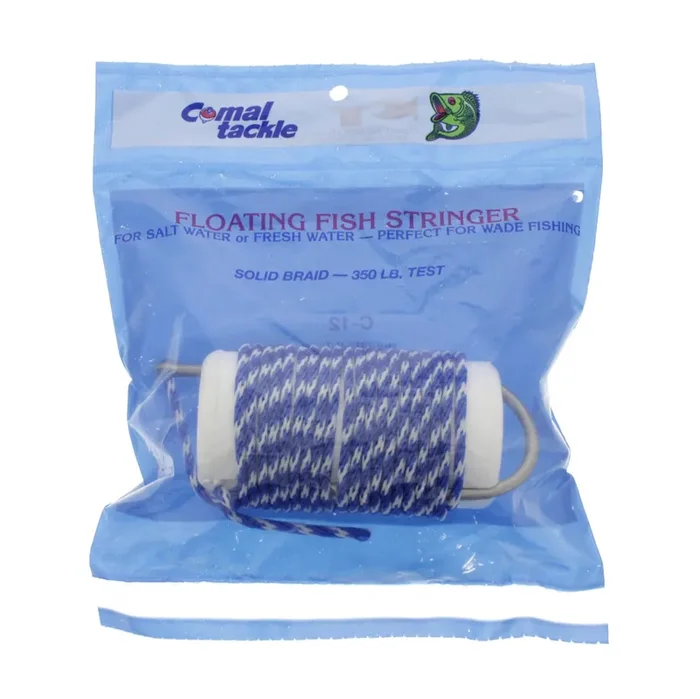 Comal Tackle 12‘ Poly Gaff Floating Fish Stringer with 4″ Float