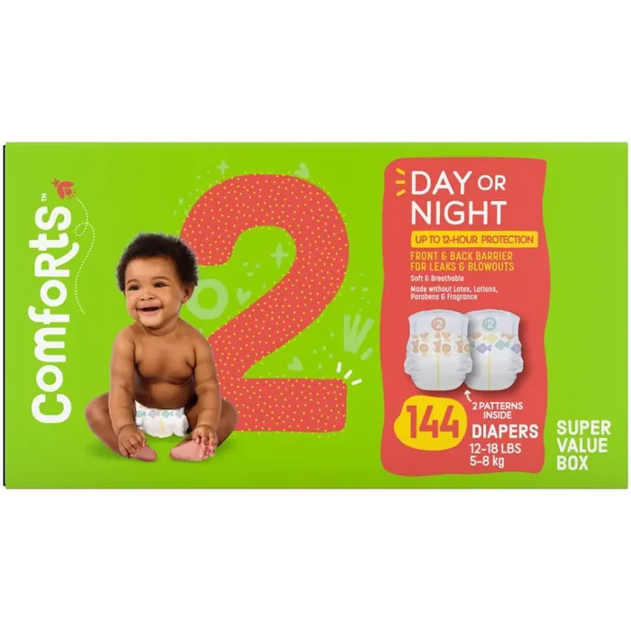 Comforts Baby Diapers Size 2
