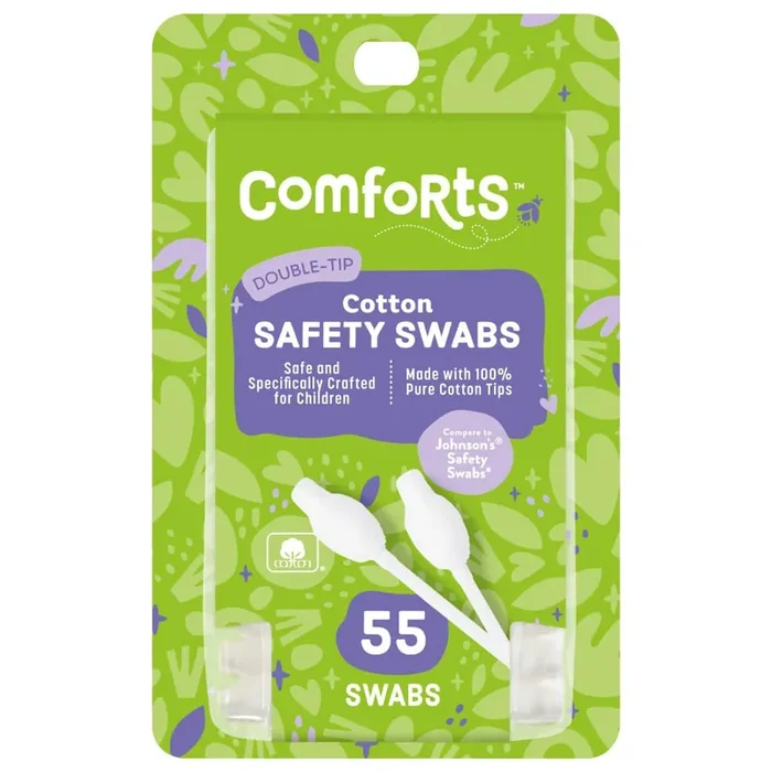 Comforts Double Tip Cotton Safety Swabs
