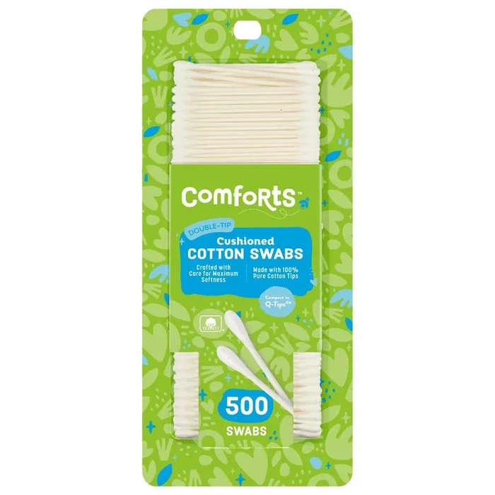 Comforts Double Tip Cushioned Cotton Swabs