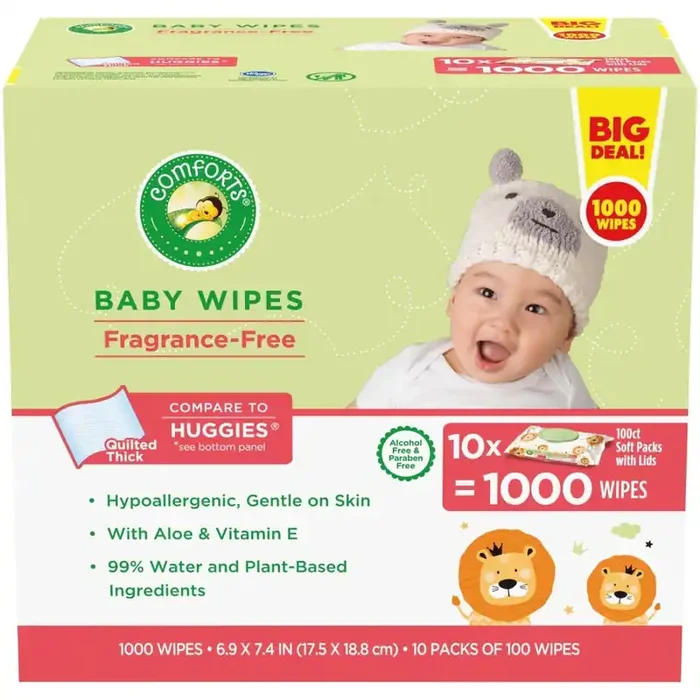 Comforts Fragrance Free Big Deal! Baby Wipes