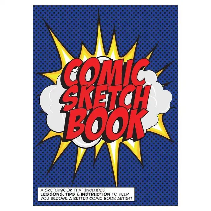 Comic Sketch Coloring Book – Piccadilly Creative Drawing for Teens, 204 Pages, 11.4″ x 8.3″